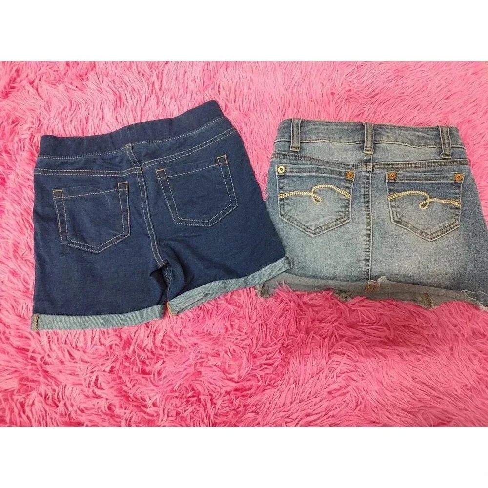 Girls Jean Skort / Shorts Size 6/6X Bundle - Picture 2 of 3